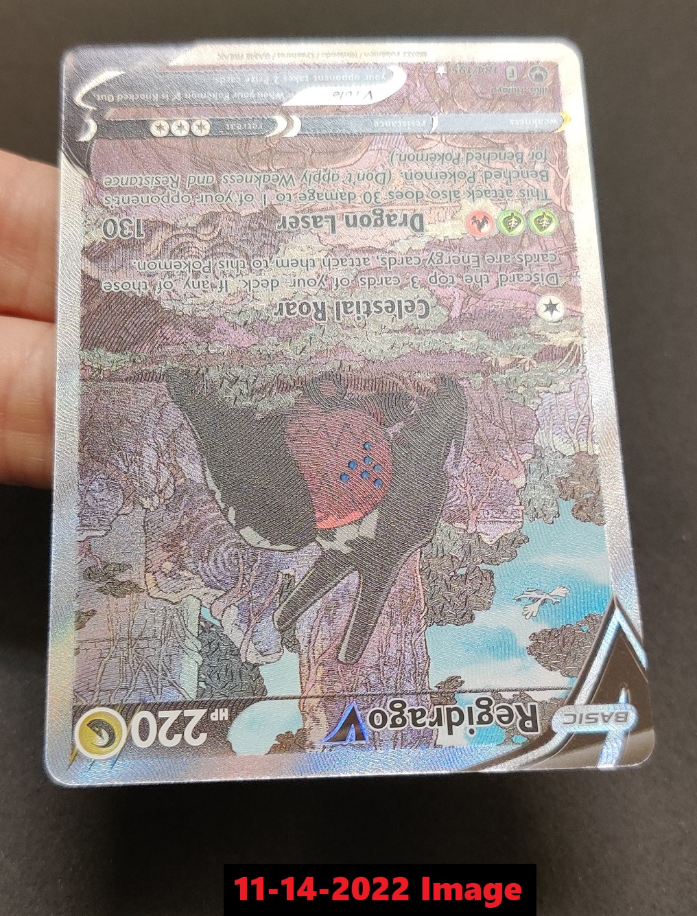 Regidrago V (Alternate Full Art) - 184/195 - Ultra Rare